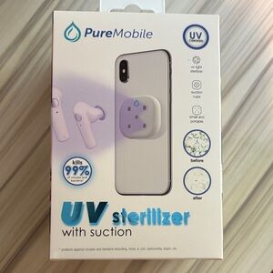 White UV Sterilizer with Suction